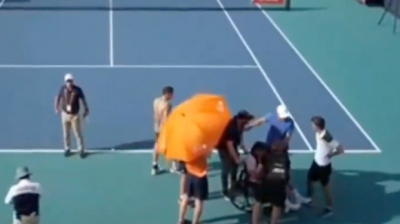 Tennis Shock: Arthur Cazaux Collapses at Miami Open, Prompting Wheelchair Evacuation in Disturbing Incident